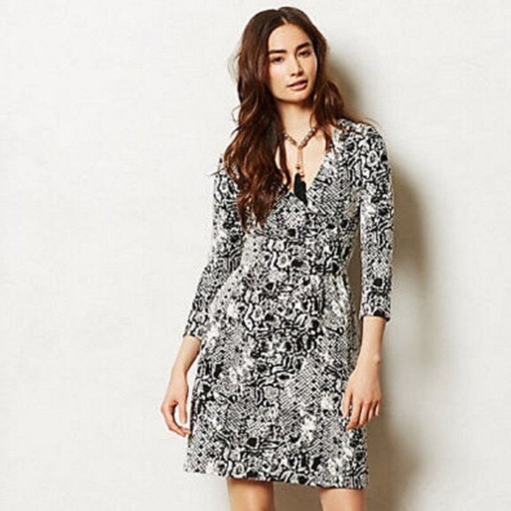 HD‎ in Paris Snakeskin Print Dress